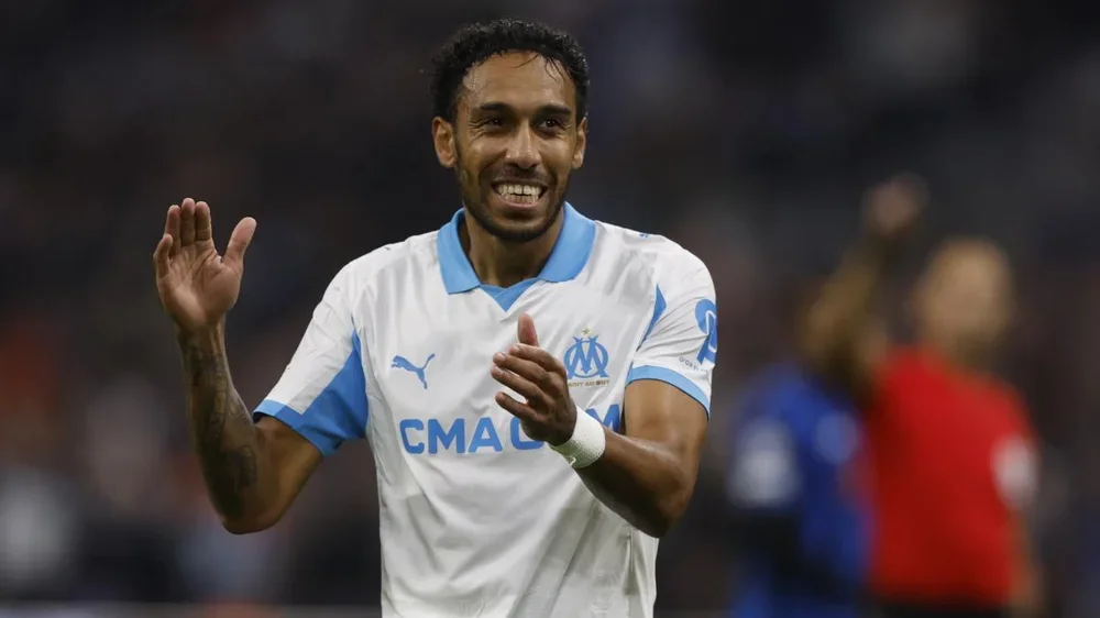 Pierre-Emerick Aubameyang, jugador del Olympique Marseille