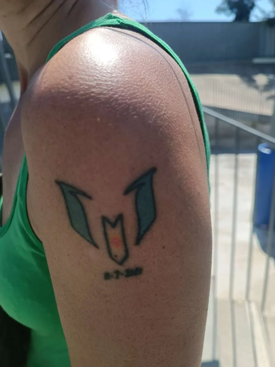 El tatuaje de Gabriela en homenaje a Messi